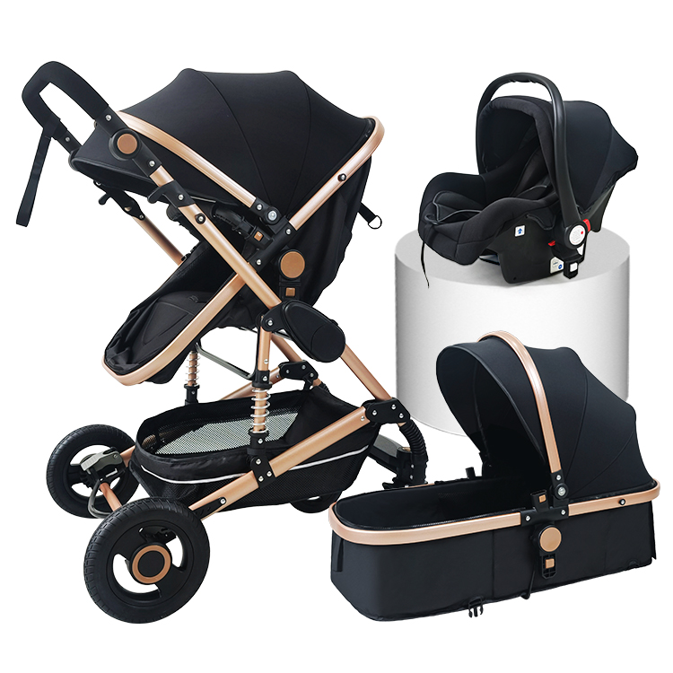 Coche Moises de lujo 3 en 1 con sistema TRAVEL LUXURY – Babykiss