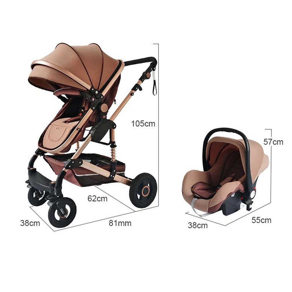 Cochecito Bebé Travel System Premium Baby 3-1 Huevito Moisés